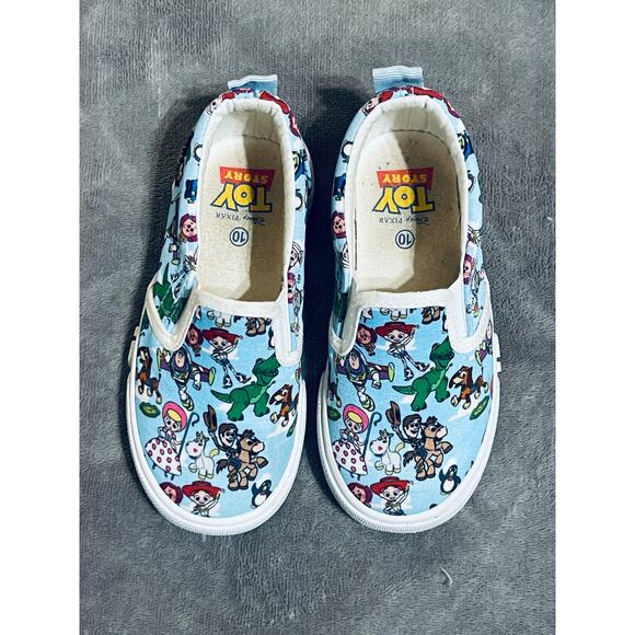 Disney Pixar's Toy Story Slip On Ground Up Shop Size 10 Sneaker Unisex Kid - Picture 4 of 7